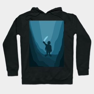 Bilbo found his courage - Artprint Hoodie